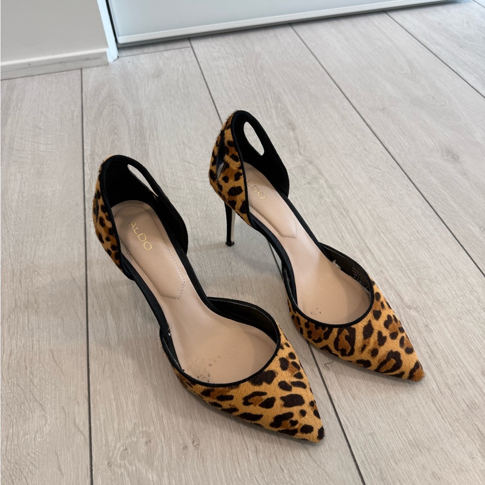 Aldo Leopard Print Heels - Picture 2 of 8